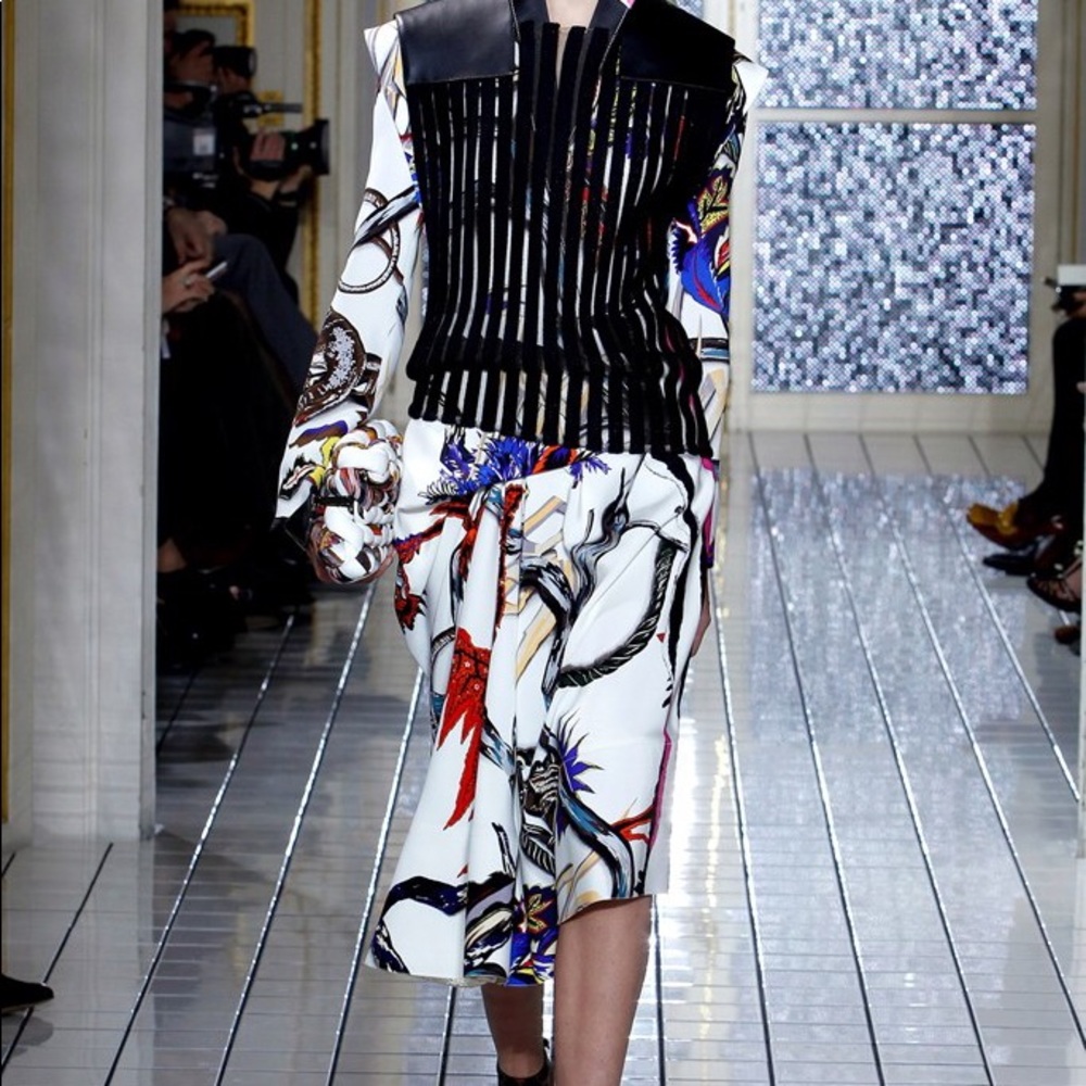 Balenciaga Fall 2011 Draped Sleeveless Dress
